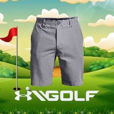 BERMUDA UNDER ARMOUR GOLF GREY (T&G)