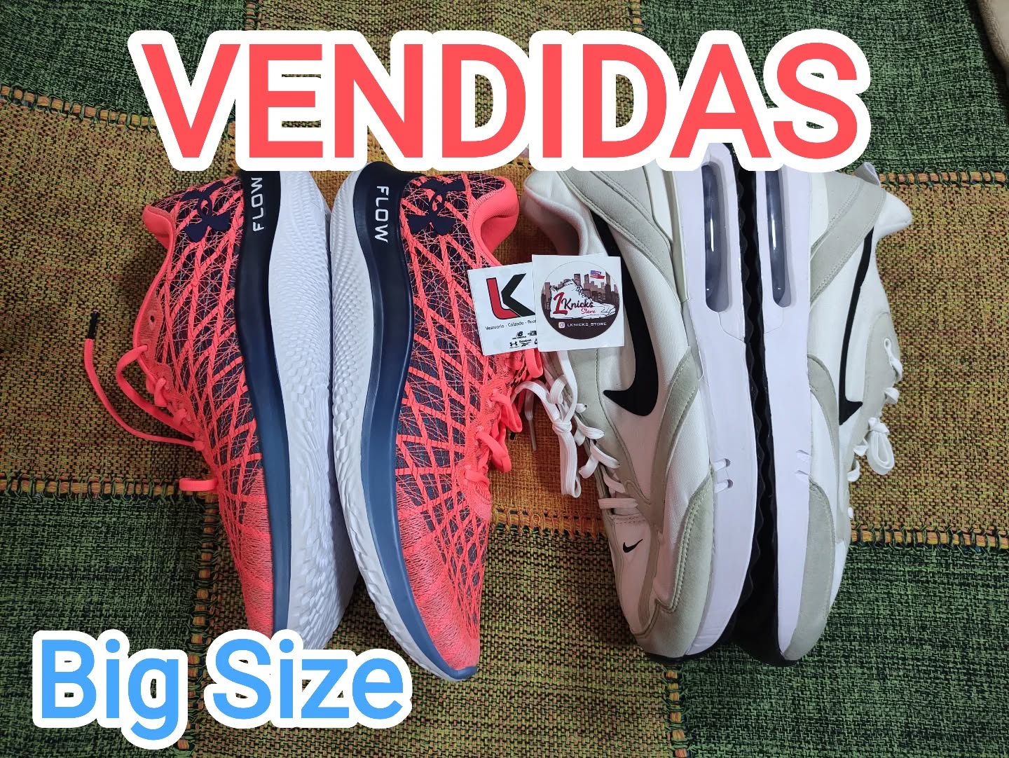 www.lkstore.cl
Grx @jpbrionesz por la confianza depositada en nuestros artículos Nike Aire Max Dawn y Under Armour Velocity Flow desde la localidad de Los Vilos.
#lkstore #lknicks_store #tallasgrandeschile #zapatillastallasgrandes #Seguimosdandosolucionesasusnecesidadesdeportivas