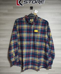 *CAMISA FOUNDRY ESCOSES BLUE RED PLAID