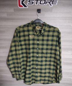 *CAMISA FOUNDRY GREEN PLAIND BOTTOM URB