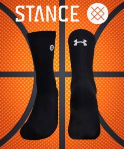 SOCKS STANCE GAMEDAY PRO QTR BASKETBALL BLACK UA 2X$13.000