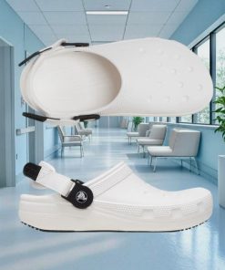 CROCS CLASSIC WORK WHITE CLOGS (SNDLS)
