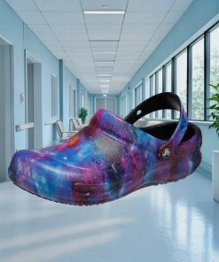 CROCS SLIP RESISTANT BISTRO WORK GALAXY PRINT  (SNDLS)
